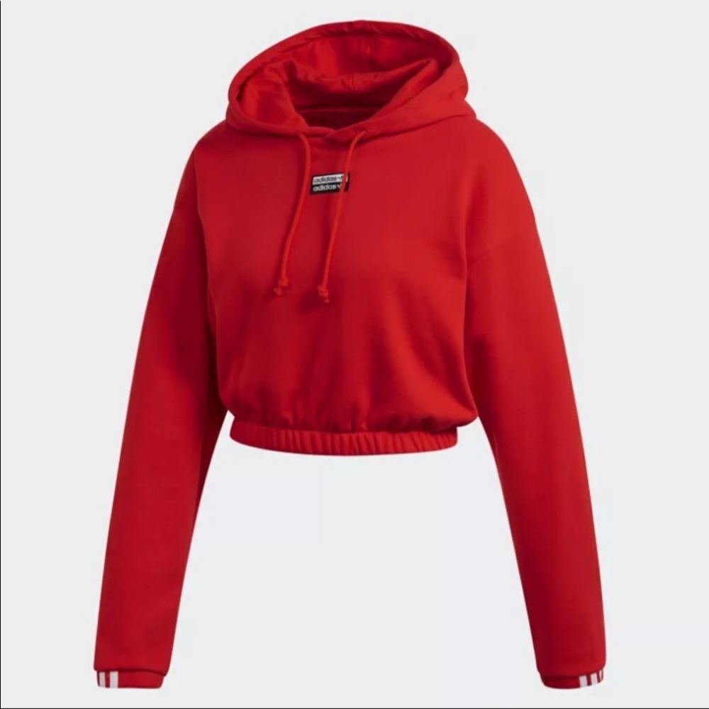 Adidas Crop Top Hoodie